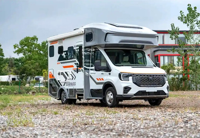 Seat application for motorhome